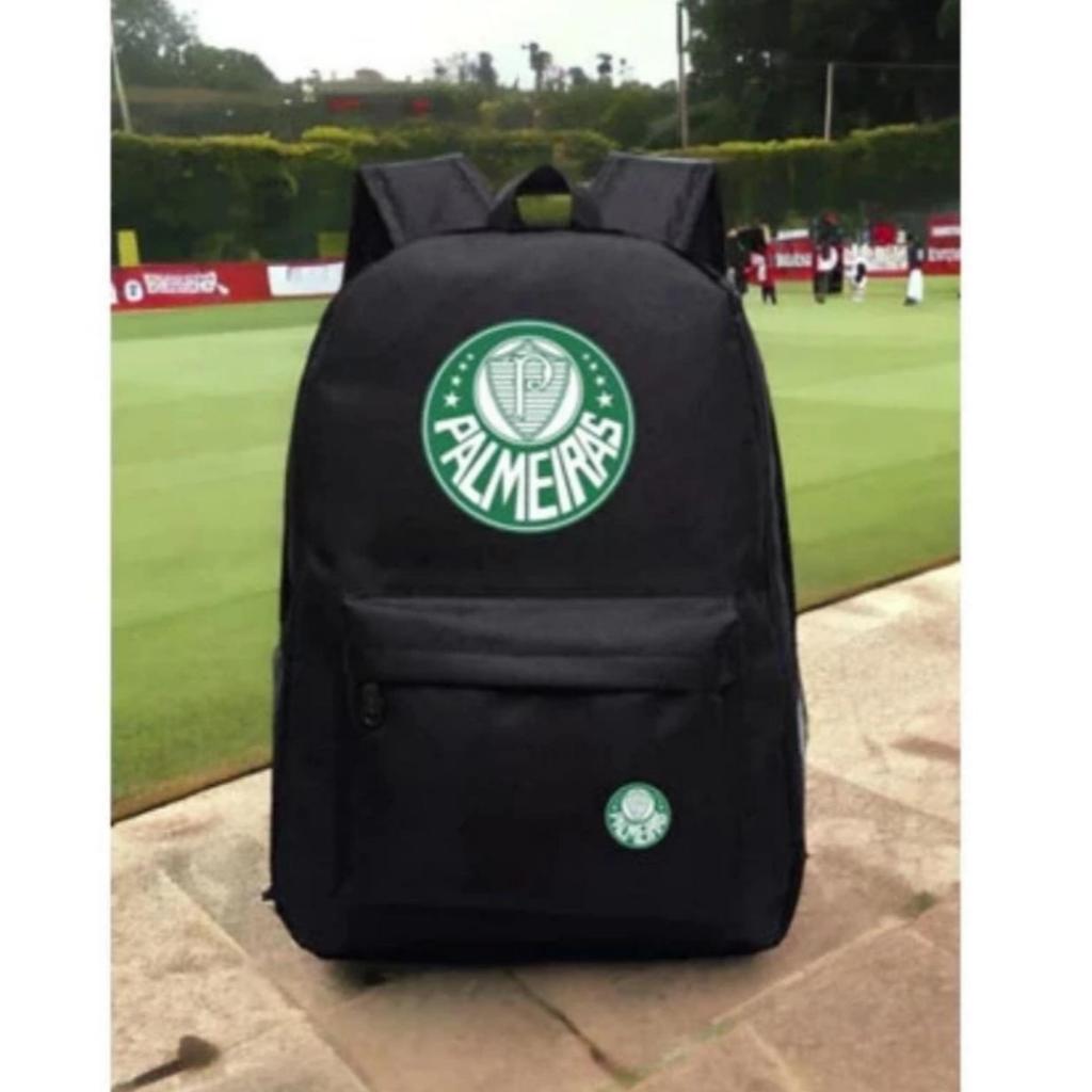 Mochila Escolar Masculina Time Futebol Grande Espaçosa Reforçada com Bolsos Lateral em Oferta na Shopee