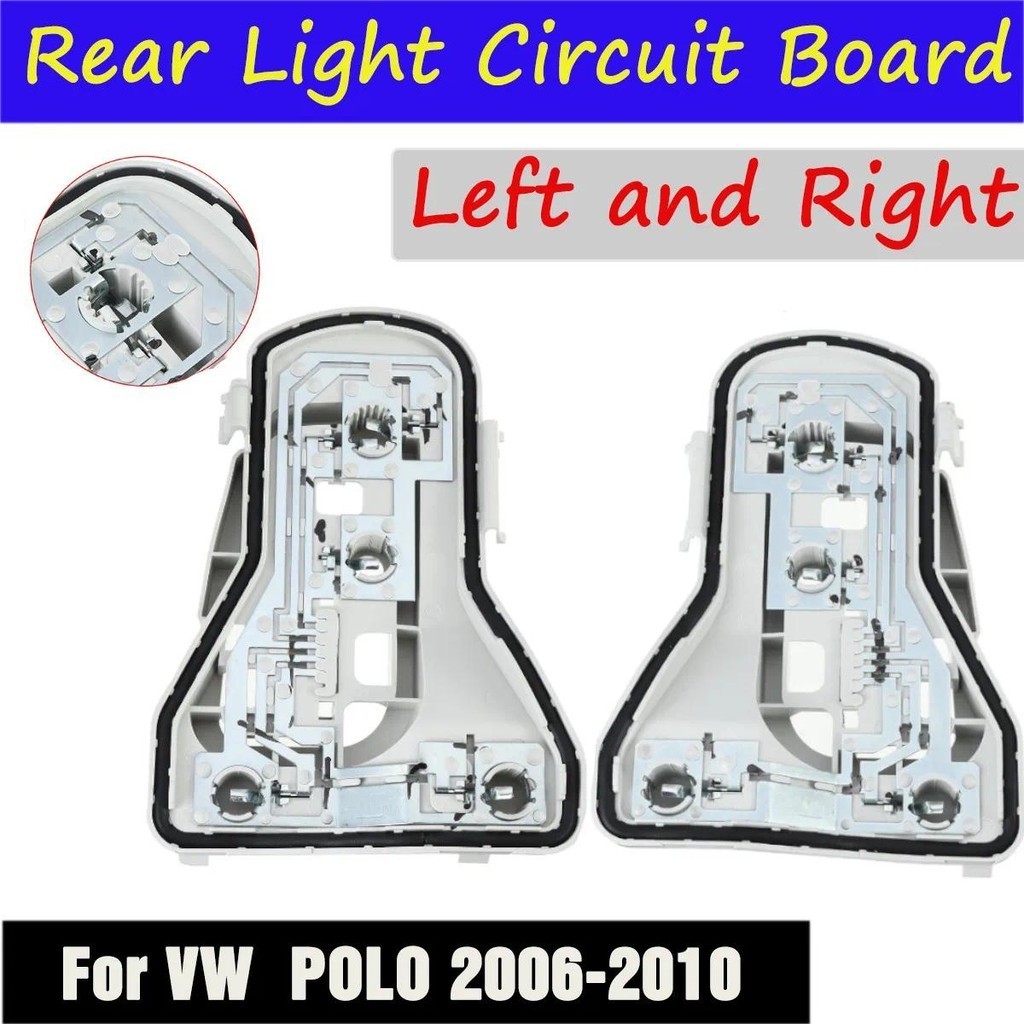 Placa De Circuito De Luz Traseira Do Carro Base Suporte Da Lâmpada Para VW Polo 2006 2007 2008 2009 2010 Peças De Automó