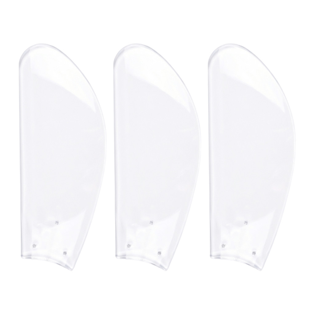 Jogo de 3 Pás Acrílico Transparente (Motor M1 M2) para Ventilador Lorensid - Branco (P02) Primor