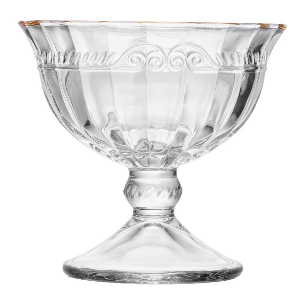Taça para Sobremesa Lyor Imperial Fio de Ouro Cristal 180ml