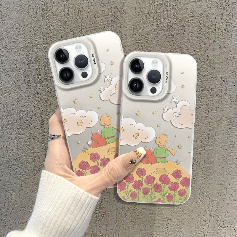 Capa Capinha Para iPhone 17 PRO PROMAX 16 11 12 13 14 15 xs XR capa de celular do Pequeno Príncipe W003531