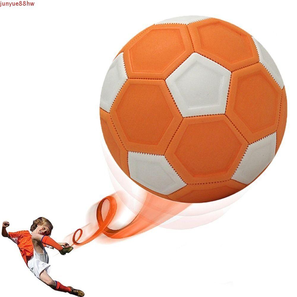 Bola De Futebol Curva JUNYUE , Tamanho 3/4/5 Laranja Juvenil , Linhas Curvas Brinquedo Esportivo Jogo Recreativo