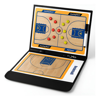 Prancheta Basquete Tatica Magnetica Treinador Tecnico Basket couro compacta dobrável