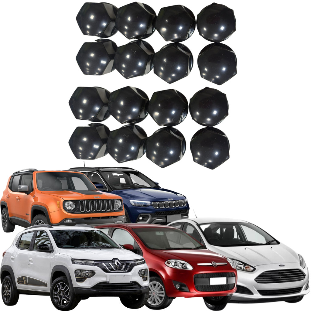 Kit Capa Parafuso Roda Serauto 147 Topic Towner Omega Opala S10 Berlingo C3 Xantia Xsara Xsara Picasso 147 Argo SA01004