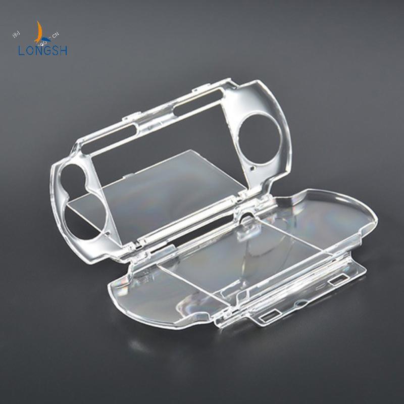 [LongSH] Caixa Transparente Para PSP 2000 3000 Capa Rígida Transporte , Moldes Protetores De Cristal De Encaixe Sony Pla