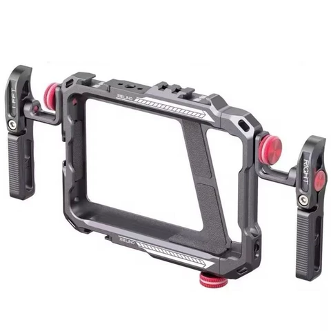 Cage Gaiola Estabilizadora Metal Dupla Empunhadura Suporte Celular Universal Oásis OIF-7901