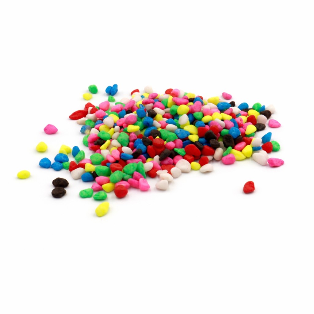 Pedra Adorno Neon Mista SKRw 500g em Oferta na Shopee