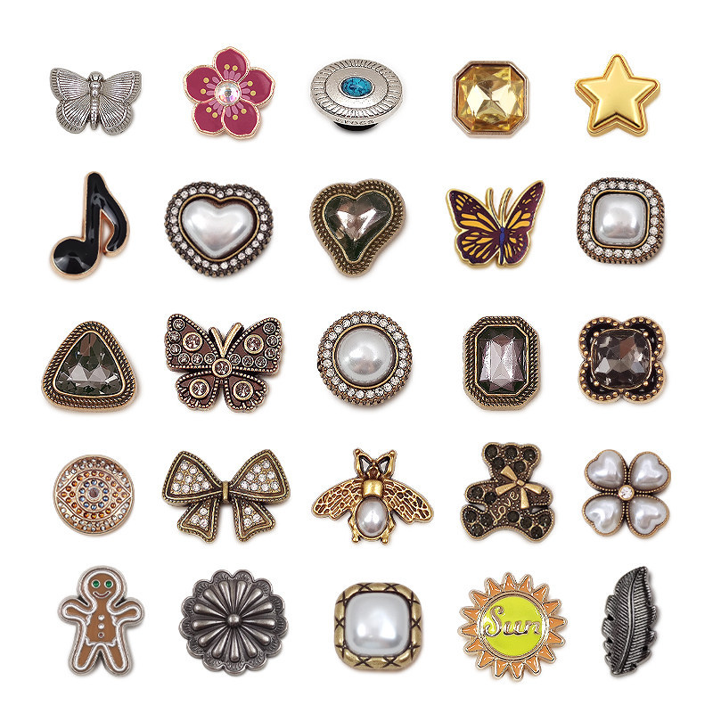 100 # Miss Zoe Jibtz metal retro Abelha Buraco Sacos Acessórios Dos Desenhos Animados