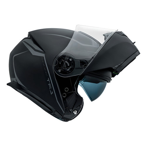 Capacete Peels Aberto Moto Com Oculos Interno Robocop Tr1 Preto fosco TR1 58