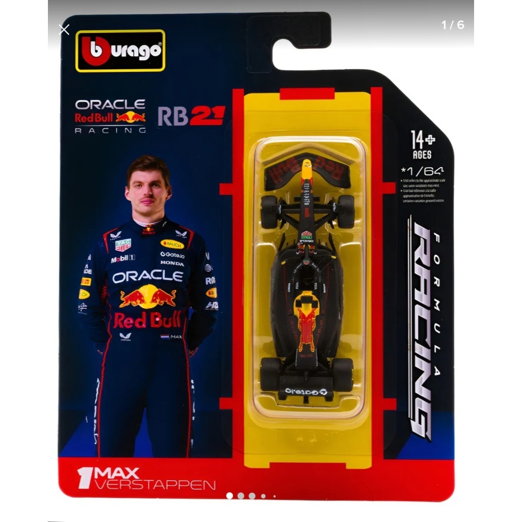 Miniatura Carro Formula 1 Red Bull Racing RB21 -Formula Racing - (2025) - 1:64 - Burago