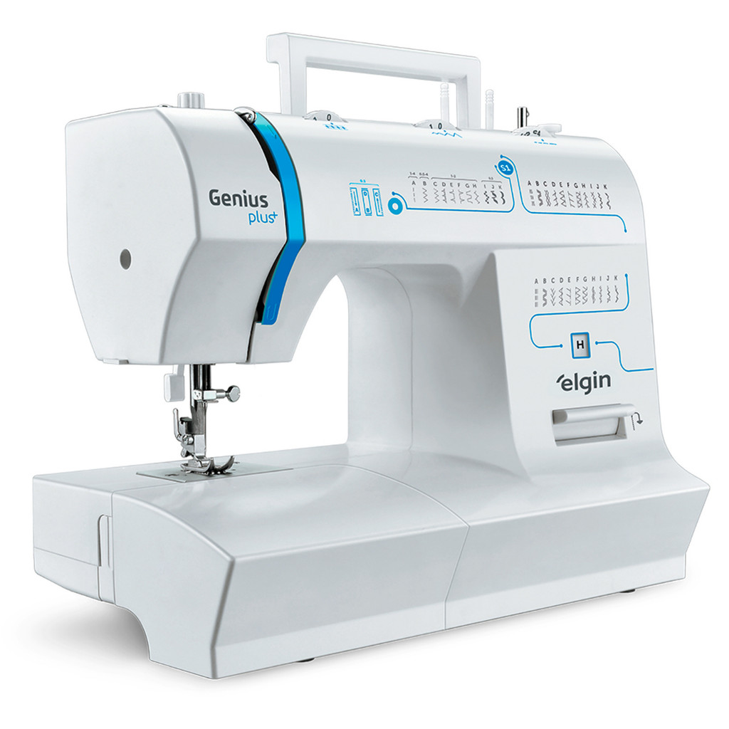 Máquina de Costura Elgin Genius Plus JX4035 31 Pontos em Oferta na Shopee