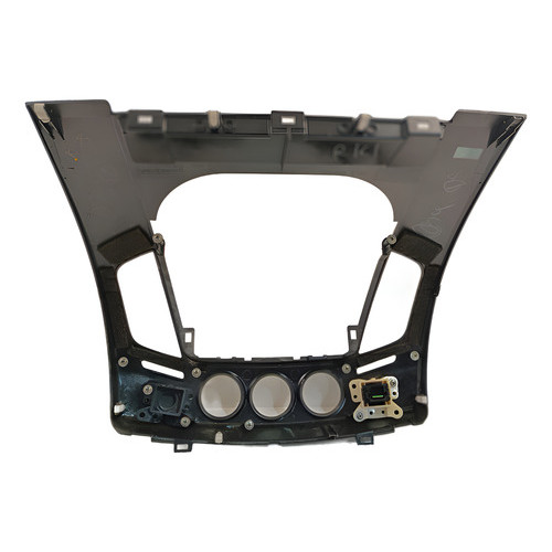 Moldura Painel Multimídia Mitsubishi L200 3.2 2012 Á 2013 Cinza