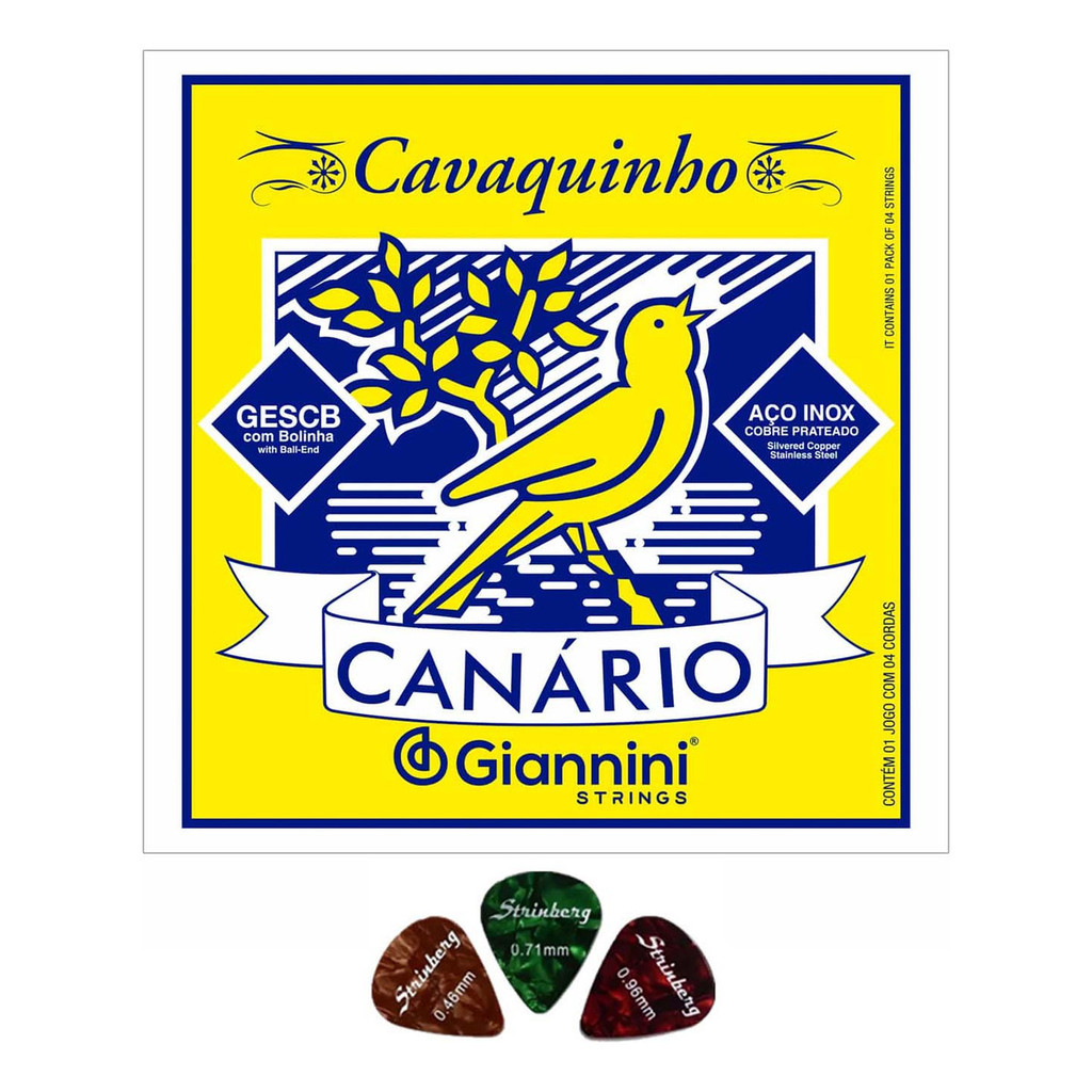 Encordoamento Giannini Gescb Para Cavaquinho