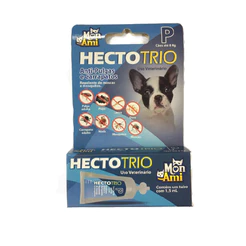 Hectotrio Antipulgas e Carrapatos Cães P 0Kg a 8Kg - Mon Ami