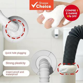 Massa Selante à Prova d'Água para Reparo de Paredes, Resistente a Insetos para Aberturas de Ar-condicionado, 1 unidade em Oferta na Shopee