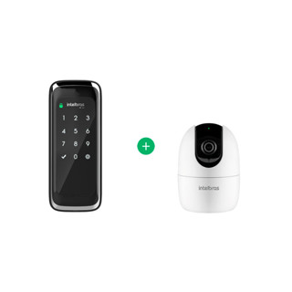 Kit Fechadura Digital de Sobrepor FR 101 com Câmera IM4 C Intelbras em Oferta na Shopee