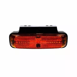 LANTERNA LATERAL DELIMITADORA LED ÂMBAR BIVOLT PARA CAMINHÃO COM CONECTOR - SINALSUL