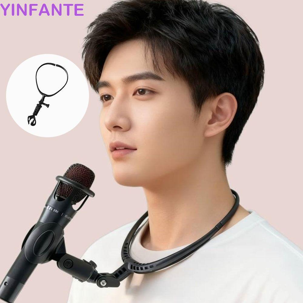 Suporte Para Microfone De Pescoço YINFANTEWN , De Suspenso Estável Ajustável De Fácil Configuração
