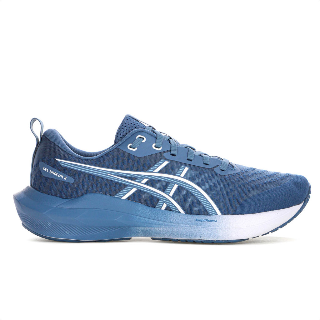 Tênis Asics Gel Shogun 8 Azul e Branco - Masculino
