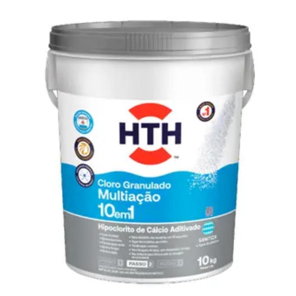 Cloro Para Piscina Hth Aditivado 10Kg