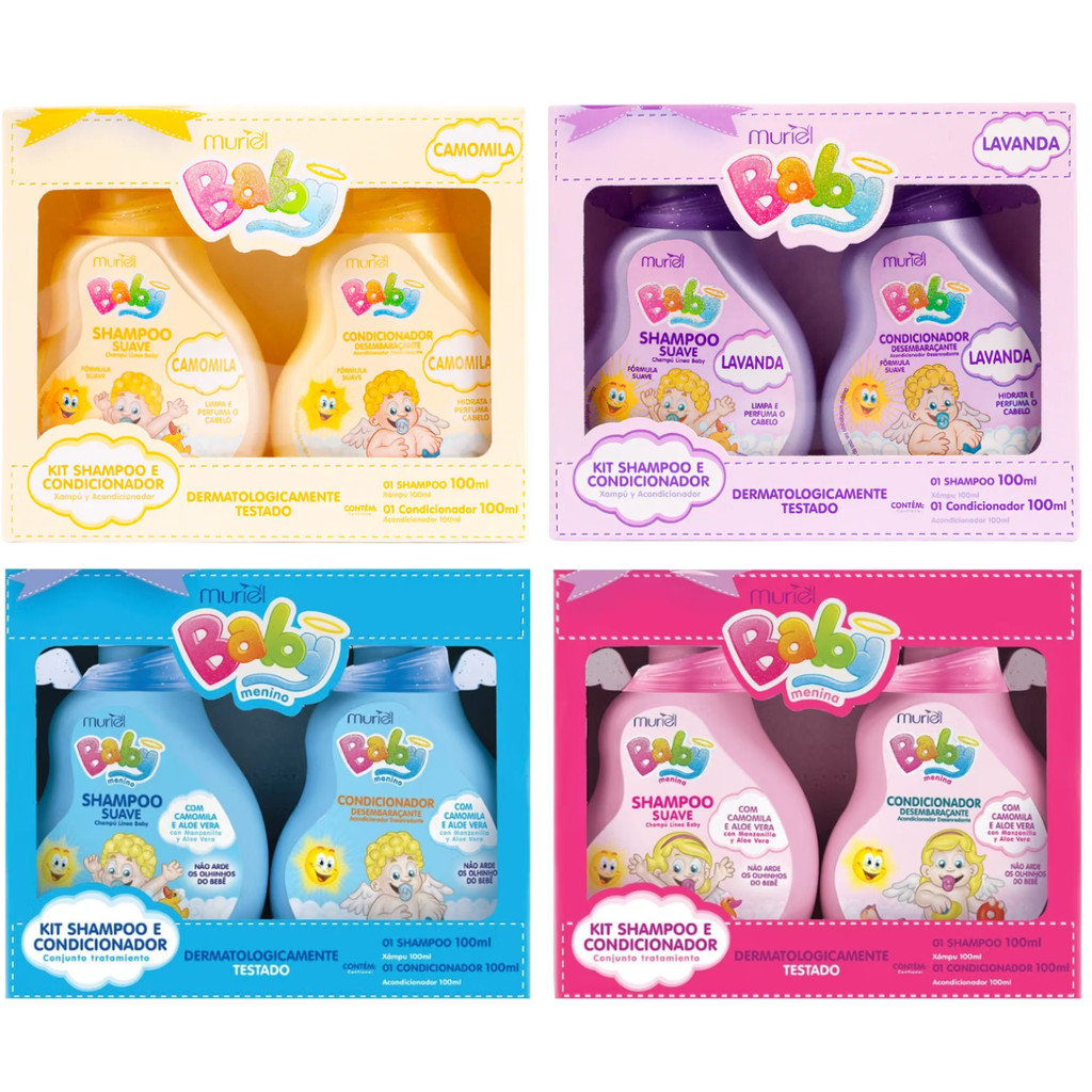 Muriel Baby Kit Shampoo e Condicionador 100ml