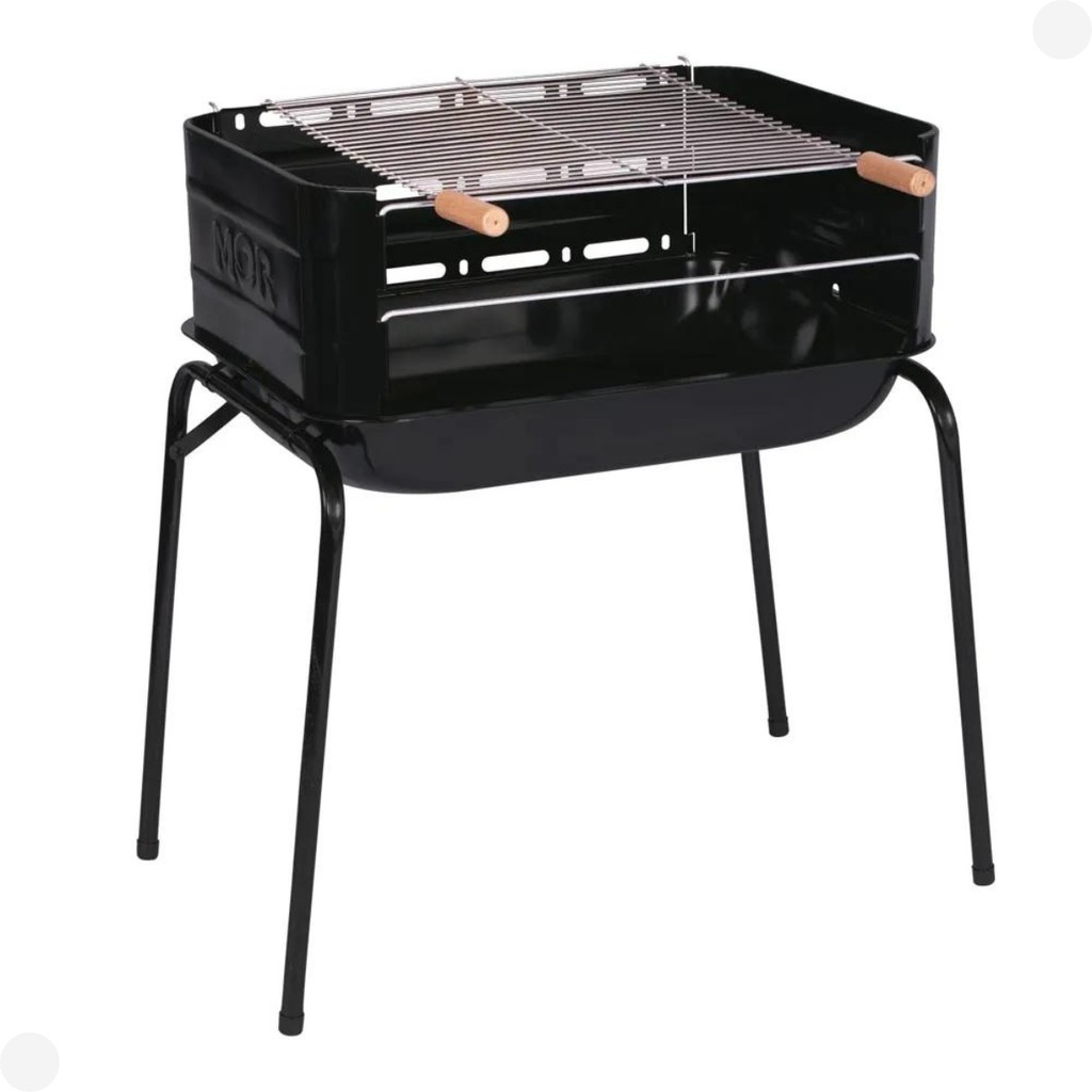 Churrasqueira Texas Preta Portátil Desmontável 003025 - Mor em Oferta na Shopee