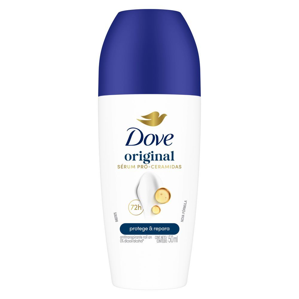 Desodorante Antitranspirante Roll-On Dove Original 50ml em Oferta na Shopee
