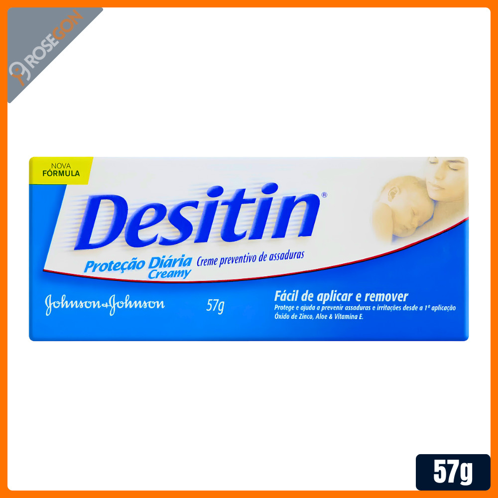 Creme Preventivo para Assaduras Desitin Proteção Diária Creamy 57g