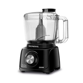 Mini Processador Mondial Turbo Pratic MP-16-B Preto - 127V em Oferta na Shopee