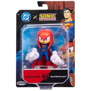 Boneco 6cm Articulado Knuckles Superman - Sonic Warner em Oferta na Shopee