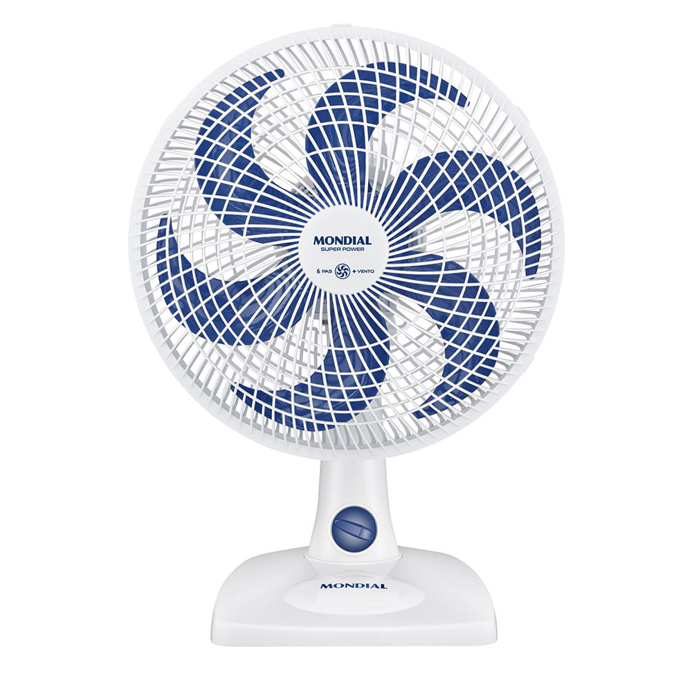 Ventilador de Mesa Mondial 6 Pás Super Power Branco VSP-30-W - 30cm 220V em Oferta na Shopee