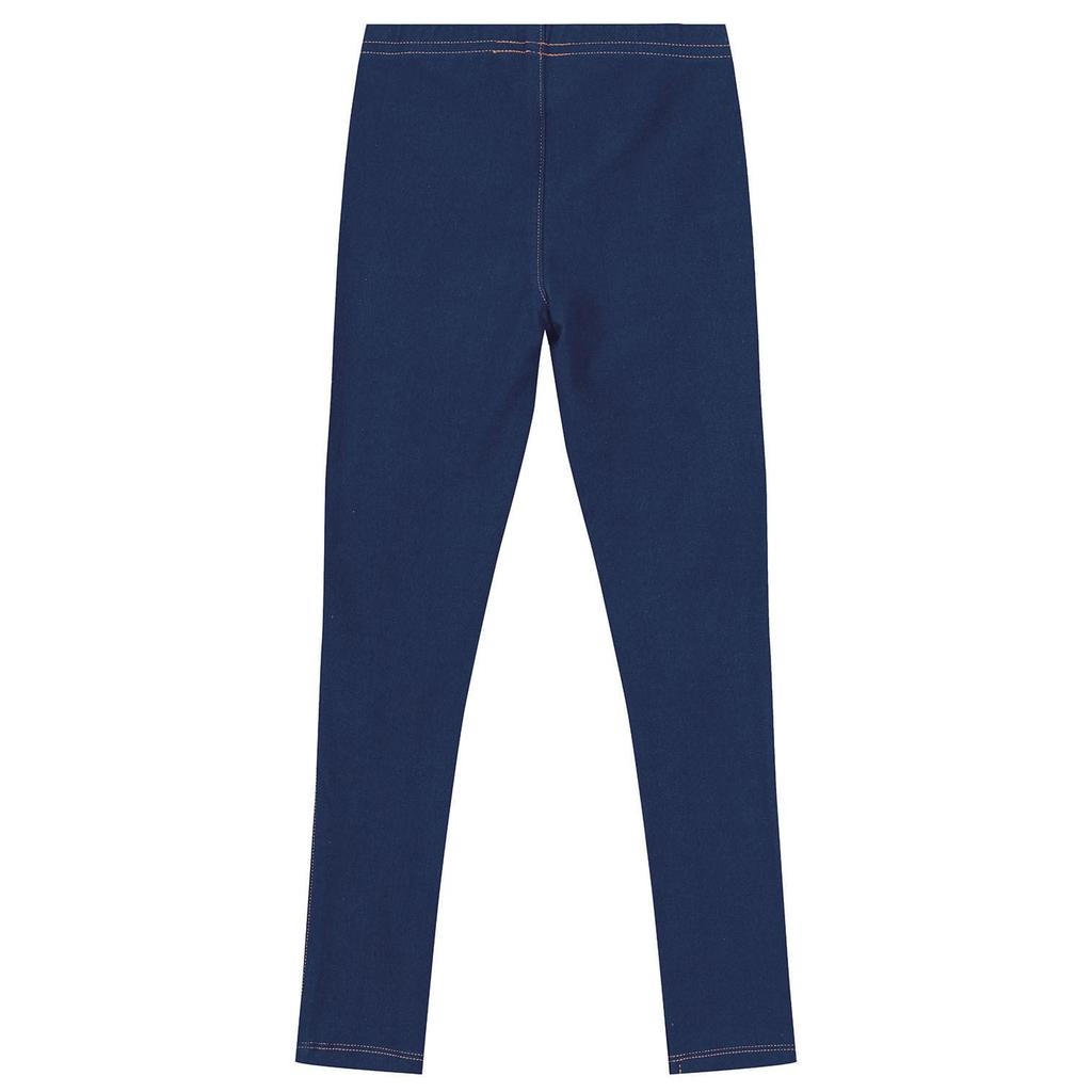 Calça legging infantil menina em cotton jeans Brandili - 1 · foto 2