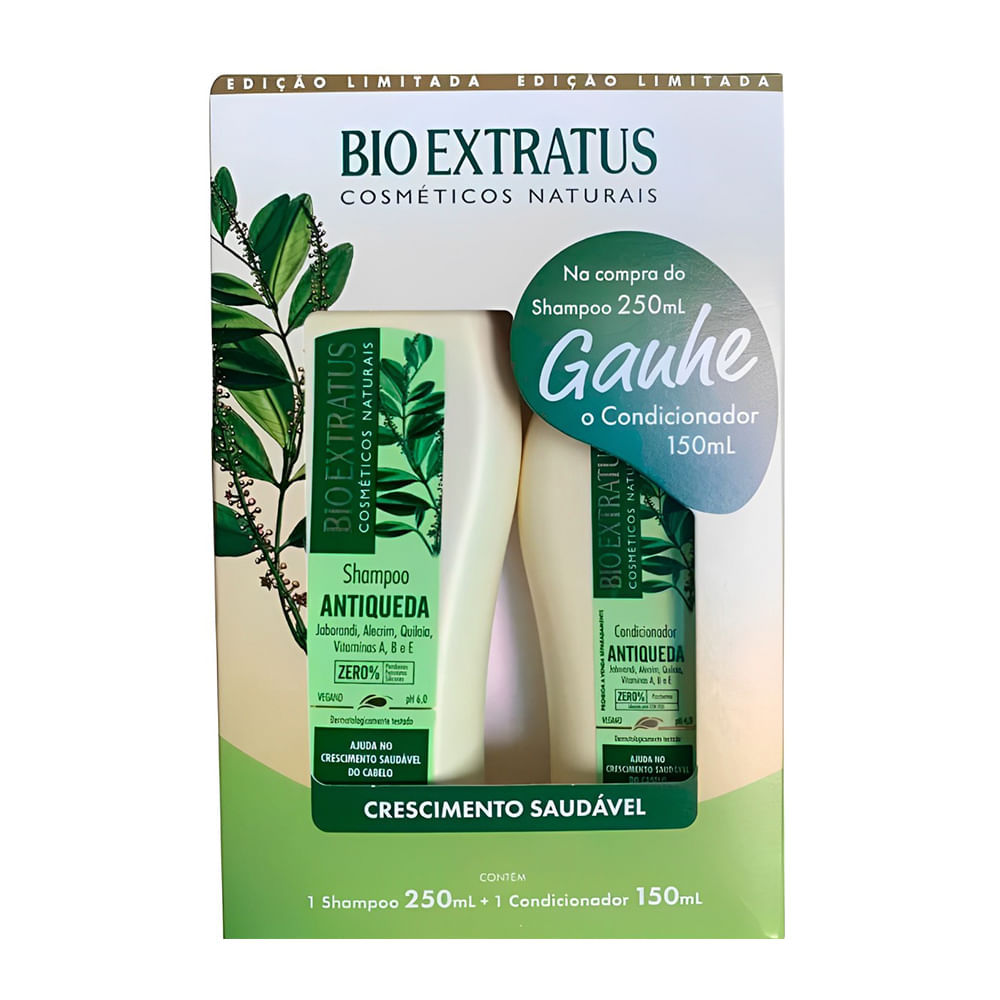 Kit Bio Extratus Jaborandi Shampoo 250ml E Condicionador 150ml em Oferta na Shopee