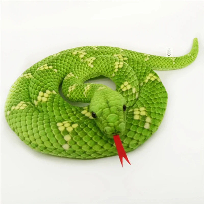 Brinquedo de Pelúcia Cobra Infantil – Boneco Macio Criativo para Presente e Decoração