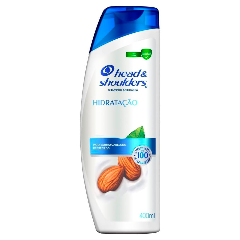 Shampoo Head & Shoulders 400ml Hidratação em Oferta na Shopee