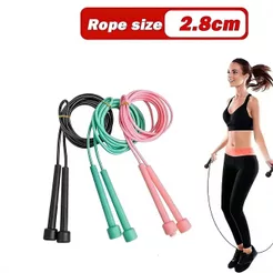 Corda de Pular Profissional Ajustável PVC 280cm, Ideal para Competições e Treinos Diários