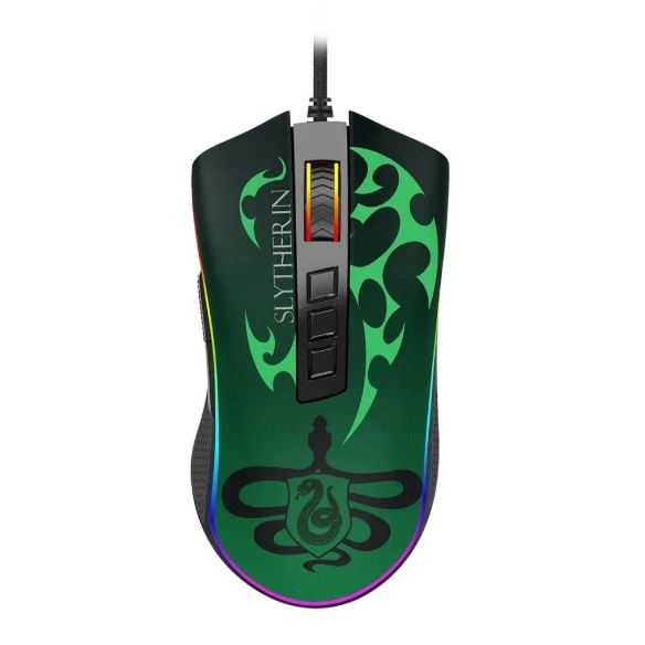 Mouse Gamer Redragon x Harry Potter Sonserina: Edição Mágica Cobra RGB Chroma