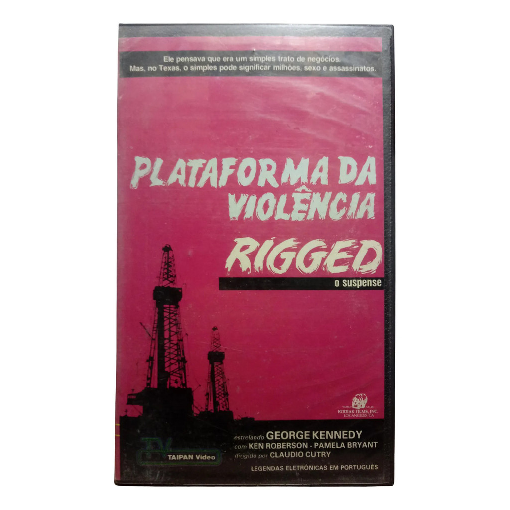 Vhs Plataforma Da Violência - George Kennedy - Pamela Bryant
