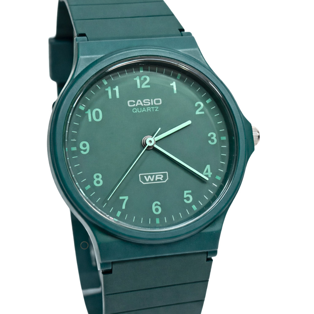 Relógio Casio Analógico Bioresina Unissex Verde MQ-24B-3BDF
