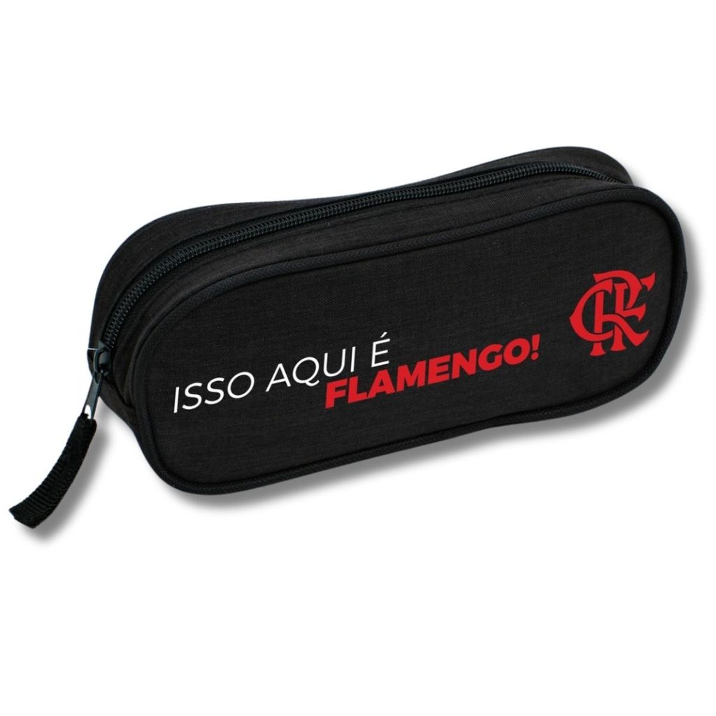 Estojo Flamengo Clube de Regatas Reforçado CRF Escola Casual