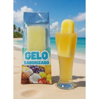100un Embalagem para Gelo Saborizado em Oferta na Shopee