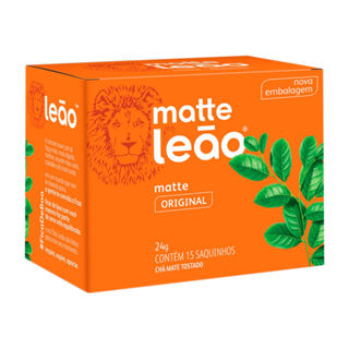 Chá Leão Mate Natural 15 Sachês em Oferta na Shopee