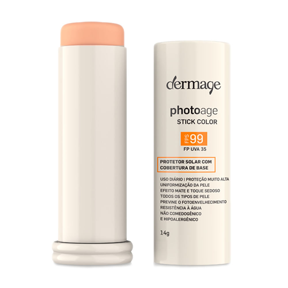 Protetor Solar Photoage Dermage Stick Color FPS99 Bege Claro 16g em Oferta na Shopee