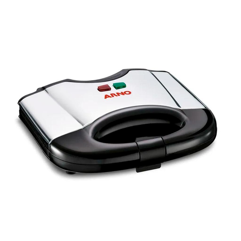 Sanduicheira Grill Inox Compacta Antiaderente SACS - Arno em Oferta na Shopee
