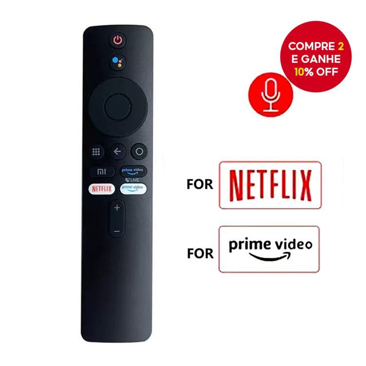 Controle remoto universal para TV box da XIAOMI, 7 em 1, compatível com função de voz para TVs e boxes novos.