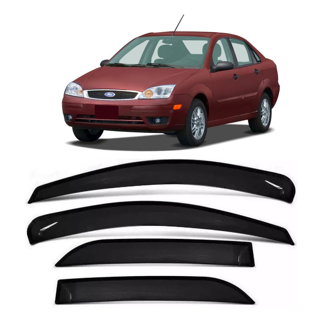 Calha Defletor Chuva Fume Ford Focus Sedan 2001 2002 2003