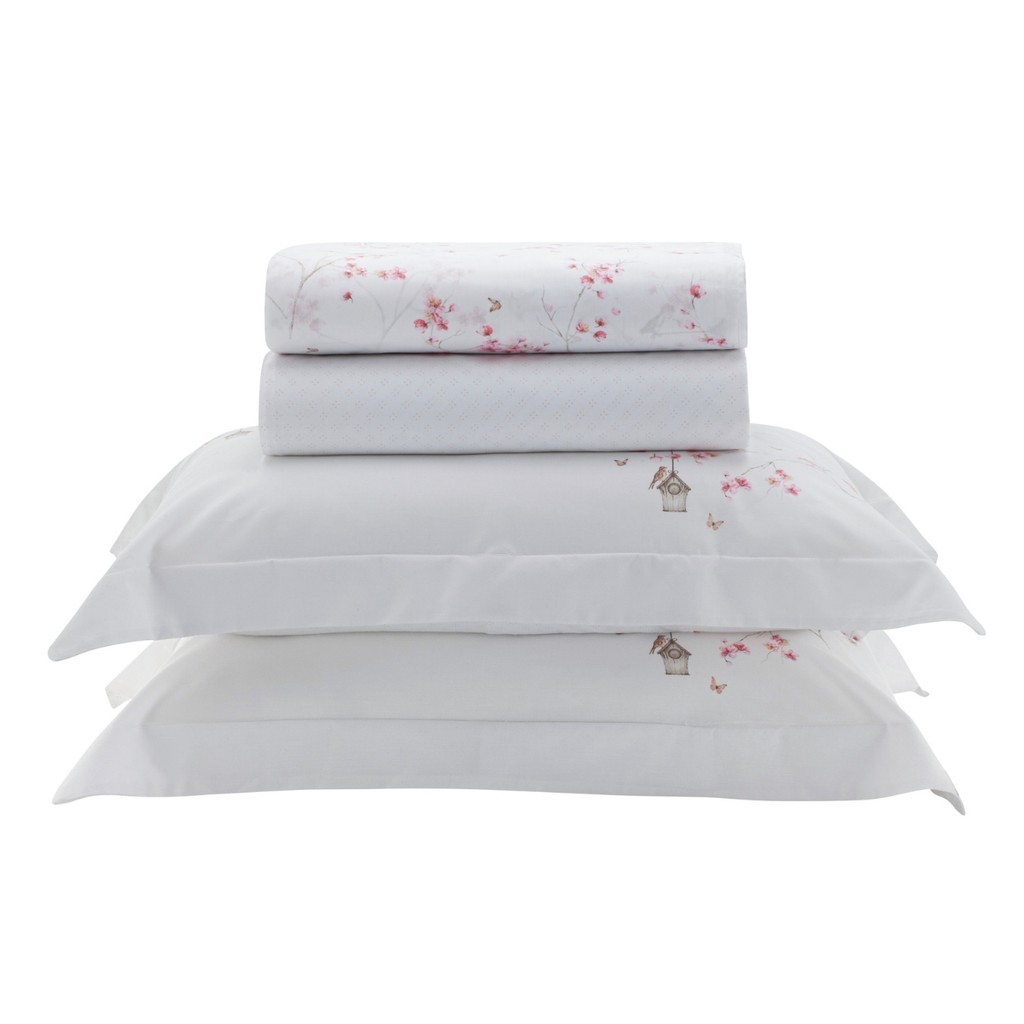 Jogo De Cama 200 Fios Vida Bela Kacyumara Fiorela em Oferta na Shopee