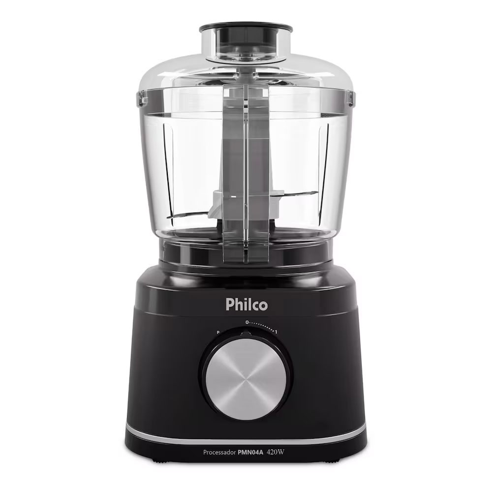 Processador de Alimentos PMN04A 420W 500ml Trava de Segurança Philco