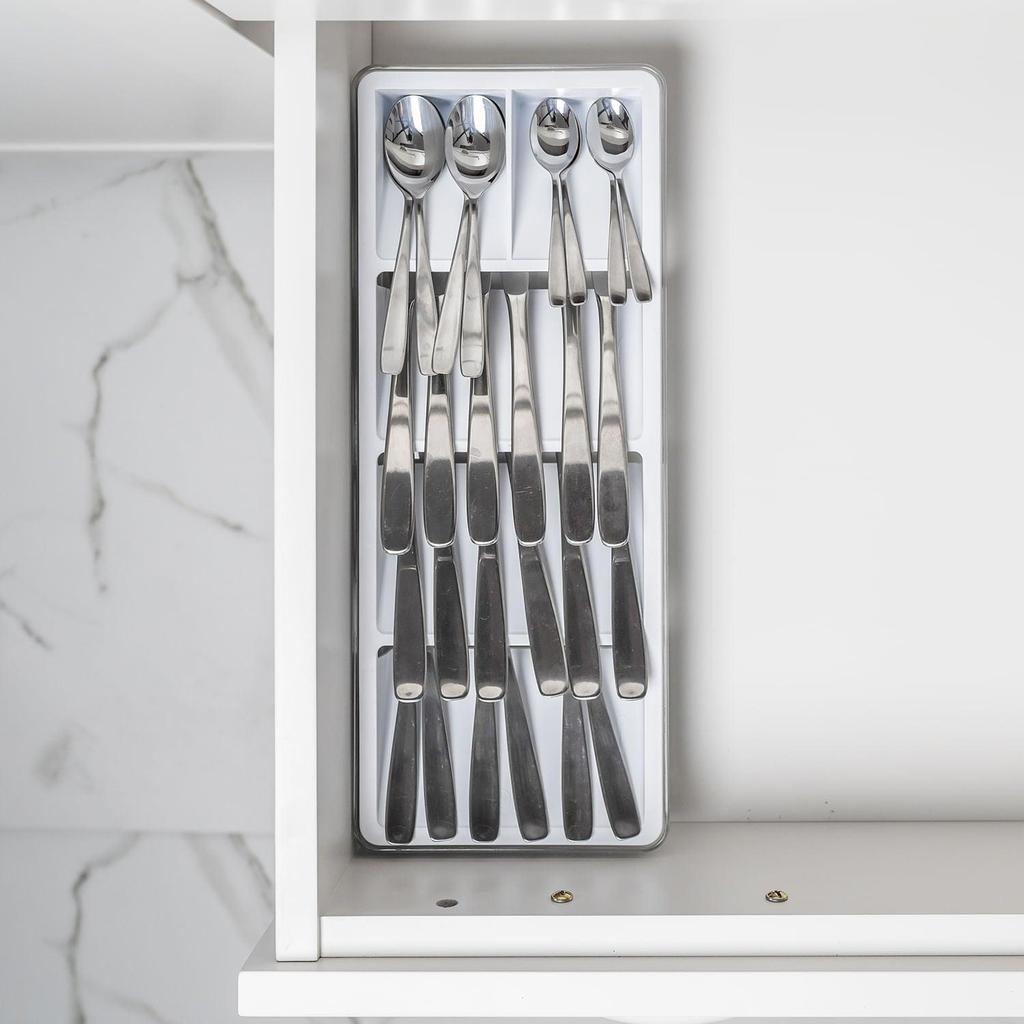 Organizador de talheres Ou Linha Clear