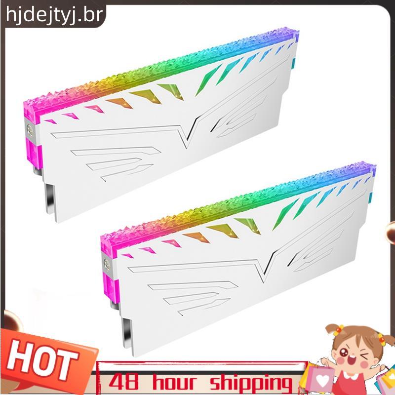 Universal Para Desktop RAM DDR3 4 5 Computador Dissipador De Calor 5V ARGB AURA Sincronização Memória Vara Armadura Cole